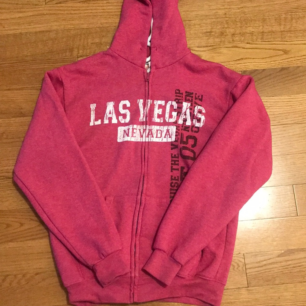 Las Vegas Zip Up Sweatshirt w/Hoodie